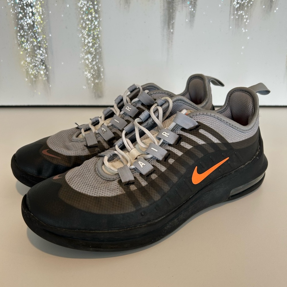 Nike Men's Black and Orange Air Max Shoes